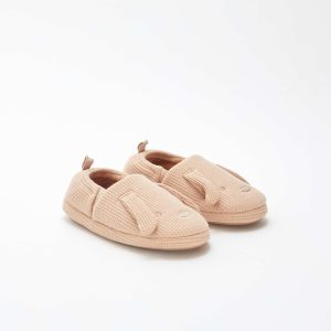 Chaussons animés lapins BEIGE