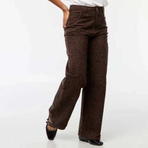 Jean Wide leg taille haute BEIGE