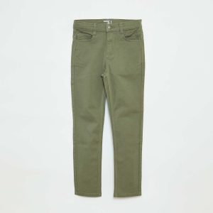Pantalon Skinny / coupe très ajustée 5 poches VERT