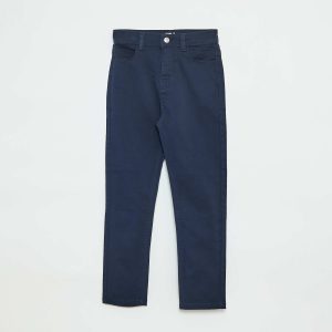 Pantalon slim - coupe ajustée 4 poches BLEU