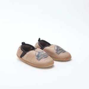 Chaussons 'jurassic world' MARRON