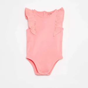 Body volanté sans manches ROSE