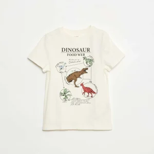 T-shirt imprimé manches courtes BLANC