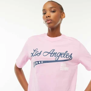 T-shirt manches courtes imprimé ROSE