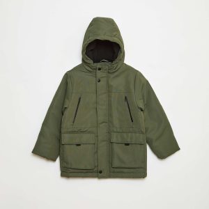Parka à capuche déperlante VERT
