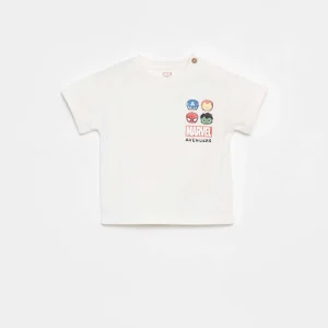 T-shirt à manches courtes 'Marvel' BLANC