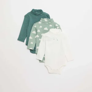 Lot de 3 bodies durable VERT