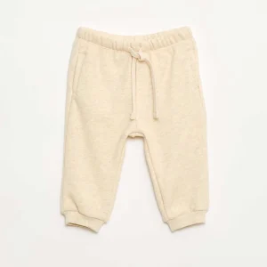 Jogging en molleton BEIGE