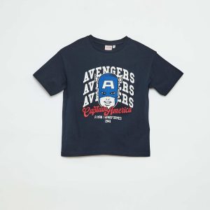 T-shirt 'Marvel' imprimé à manches courtes BLEU