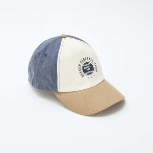 Casquette de baseball tricolore BLEU