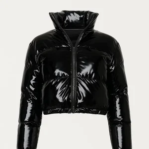 Doudoune Femme | Brillante | Moderne | volume matelassé zippé pour Hiver