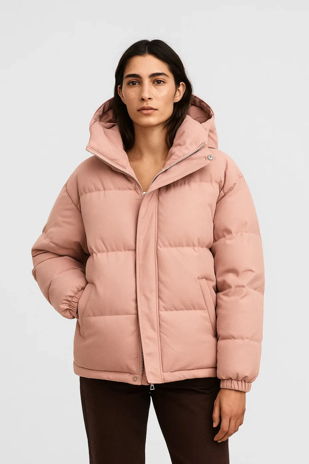 Doudoune Femme | Matelassée avec Capuche | Moderne et Chaude pour Hiver