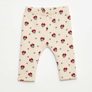Legging à motif all-over 'Disney' en velvet BLANC