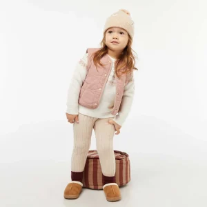 Leggings côtelés BEIGE