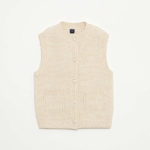 Gilet sans manches BEIGE