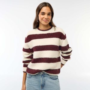 Pull en maille grosse jauge BEIGE