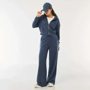 Jogging uni en coton BLEU