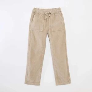 Pantalon en velours côtelé BEIGE