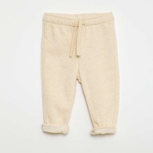 Pantalon jogging en french terry BEIGE