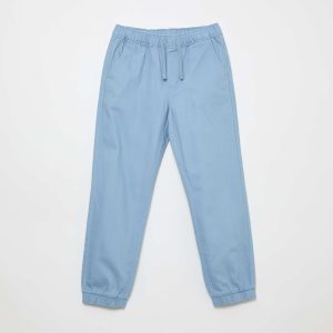 Pantalon style jogger BLEU