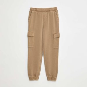 Jogging multipoches en molleton léger BEIGE