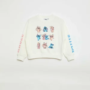 Sweat 'Stitch' 'Disney' BLANC