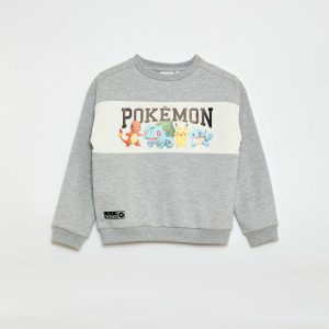 Sweat 'Pokémon' à col rond GRIS