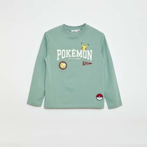 T-shirt Pokémon à manches longues VERT