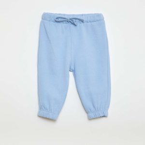 Pantalon jogging en french terry BLEU