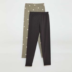Lot de 2 Leggings longs VERT