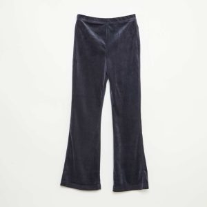 Legging large en velours NOIR