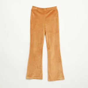 Legging large en velours MARRON