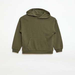 Sweat loose à capuche VERT