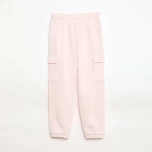 Jogging cargo en french terry ROSE