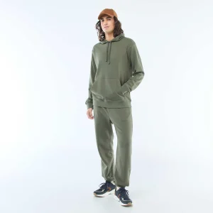 Jogging uni en french terry KAKI