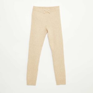 Legging en tricot BEIGE
