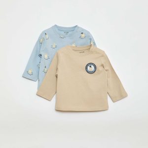 Lot de 2 t-shirts à manches courtes BLEU