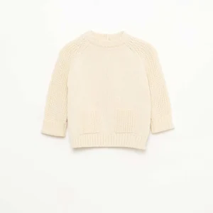 Pull en tricot uni BEIGE