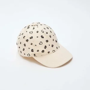 Casquette à motif réglable par scratch MARRON