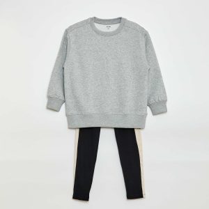 Ensemble sweat + legging - 2 pièces GRIS