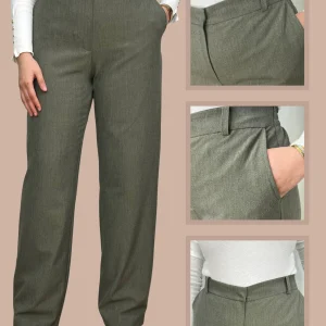 Pantalon NOVA – Coupe droite en tissu tergal