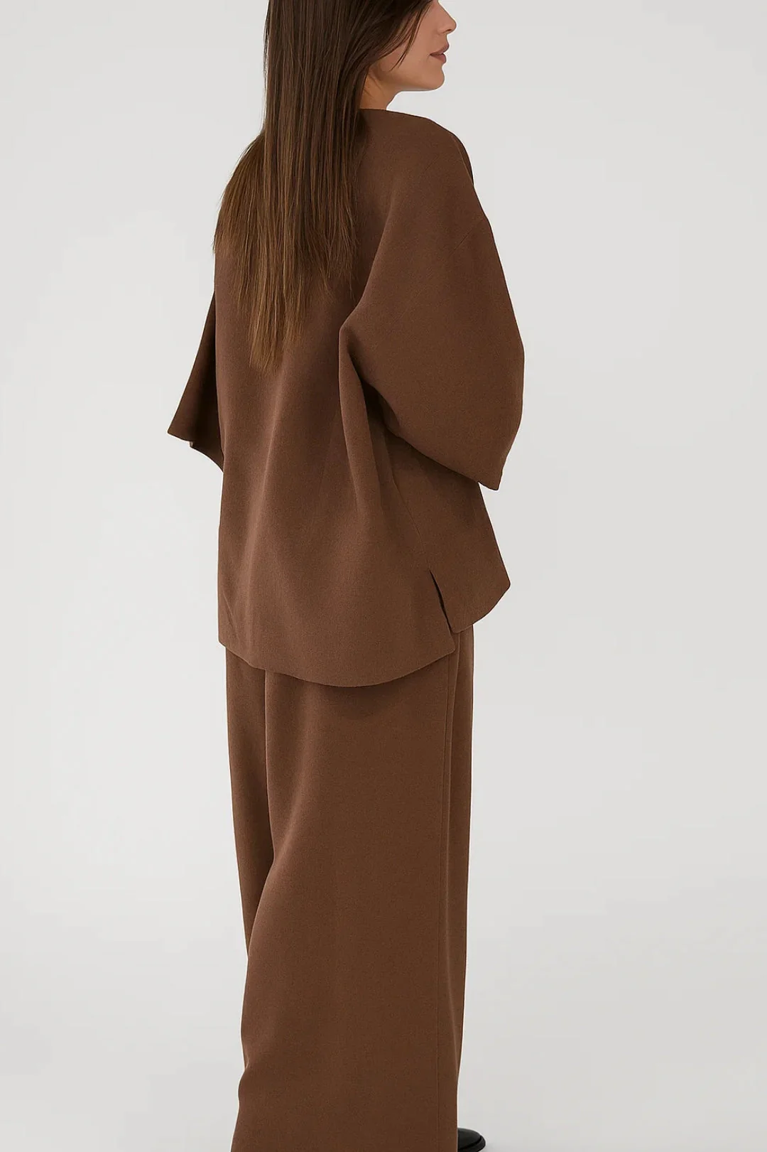 Ensemble Kimono Femme | Veste Ample à Manches Larges et Pantalon Fluide | Décontracté et Moderne – Image 2