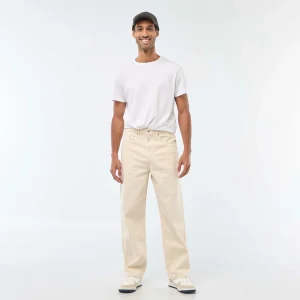 Jean droit / regular fit à 5 poches BLANC