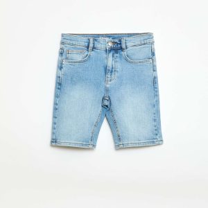 Bermuda denim slim BLEU