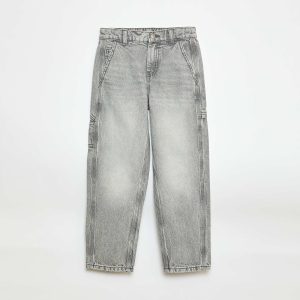Jean loose à grandes poches GRIS