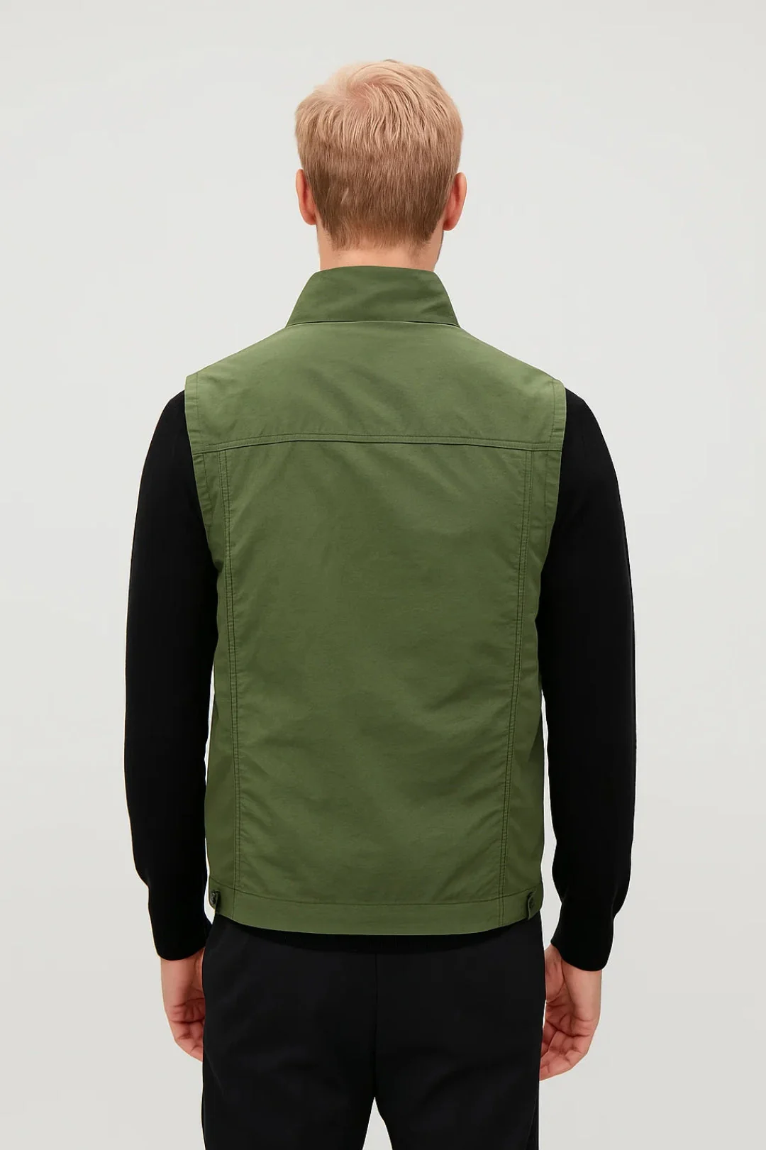 Veste Sans Manches Homme | zippée | chaleur légère pour Mi-Saison – Image 2