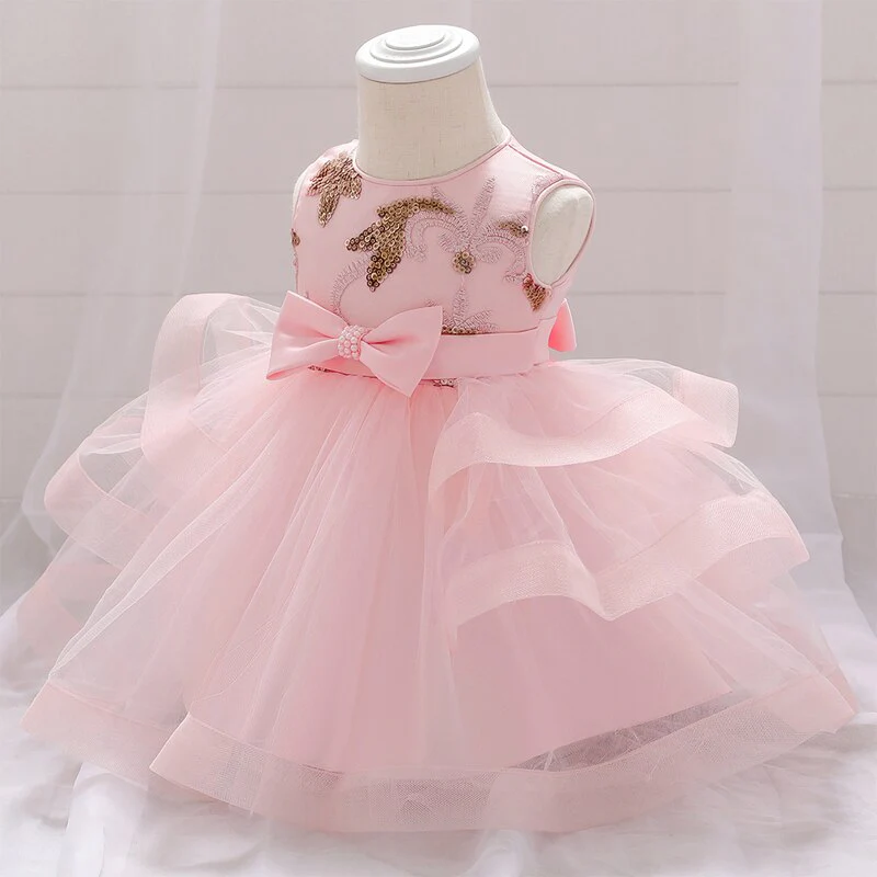 Robe cérémonie bébé fille tulipe – Image 2