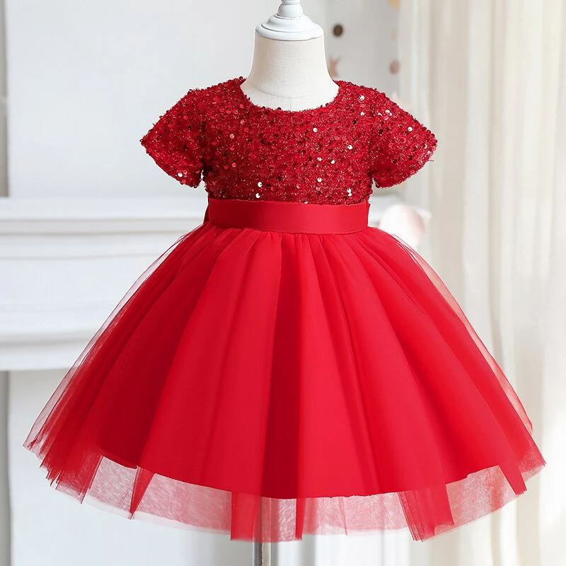 Robe cérémonie fille bustier pailleté – Image 3