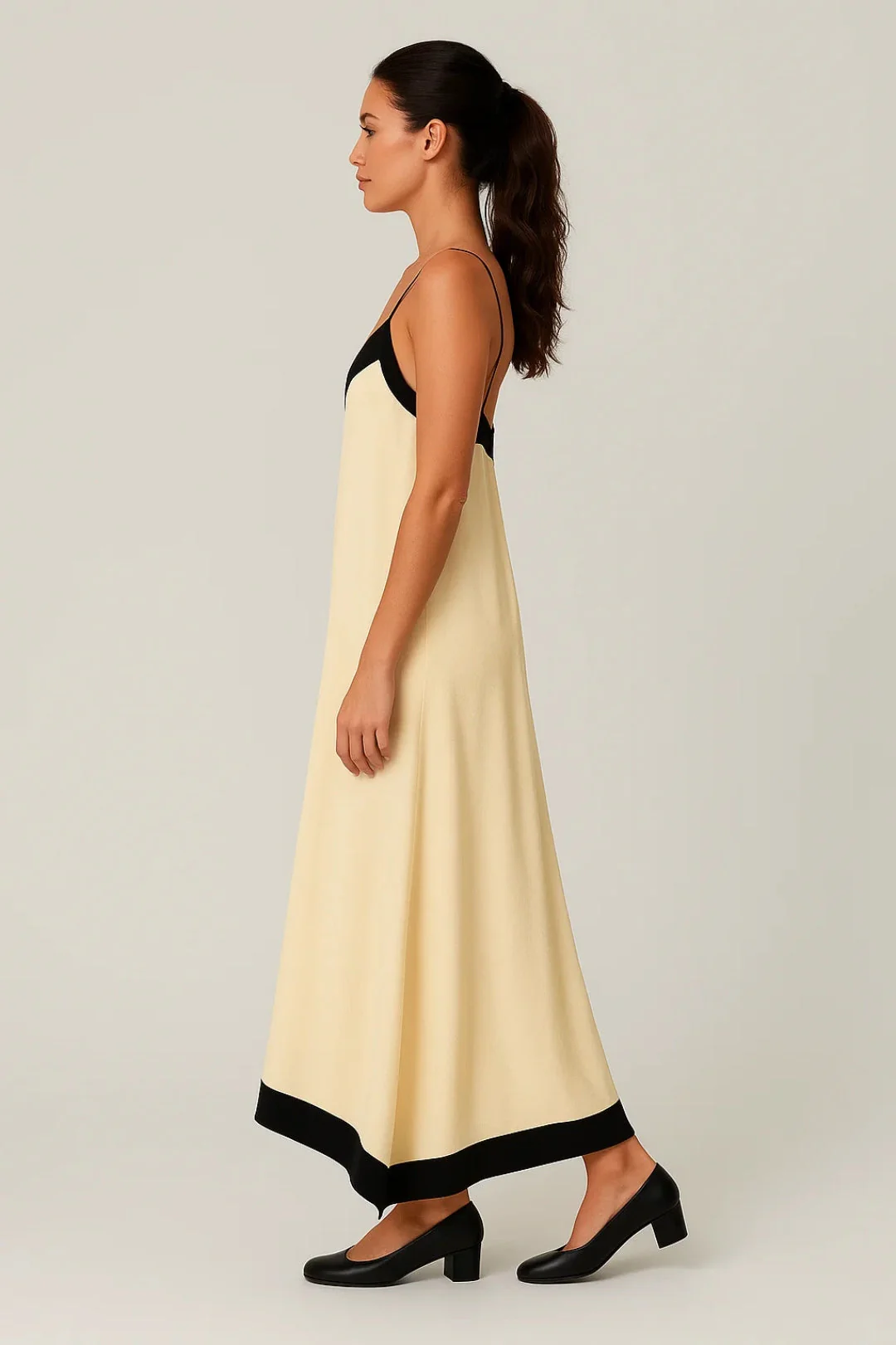 Robe Femme | Chic fluide épuré | Essentiel pour Été – Image 2