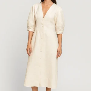 Robe Femme midi | Chic structuré | Premium pour Printemps